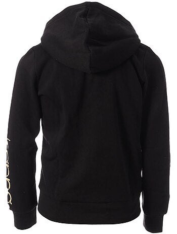 Sweatshirt kappa kapri preto para menina