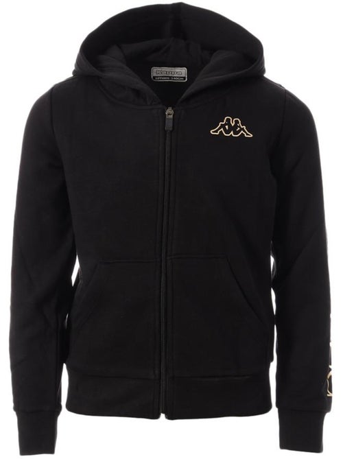 Sweatshirt kappa kapri preto para menina - Kiabi