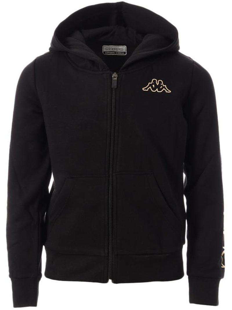 Sweatshirt kappa kapri preto para menina Preto - Kiabi