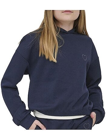 Sweatshirt kogada marine para menina kids only