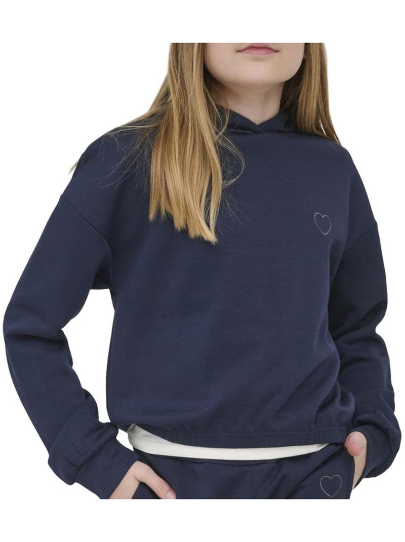Sweatshirt kogada marine para menina kids only Azul-marinho - Kiabi