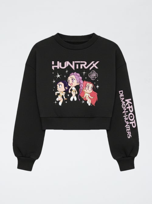 Sweatshirt 'KPop Demon Hunters' com gola redonda - Kiabi