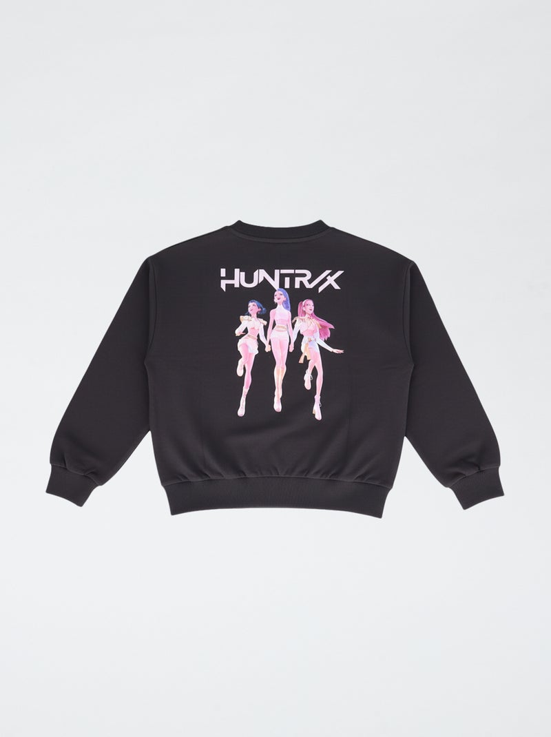 Sweatshirt 'KPop Demon Hunters' Preto - Kiabi