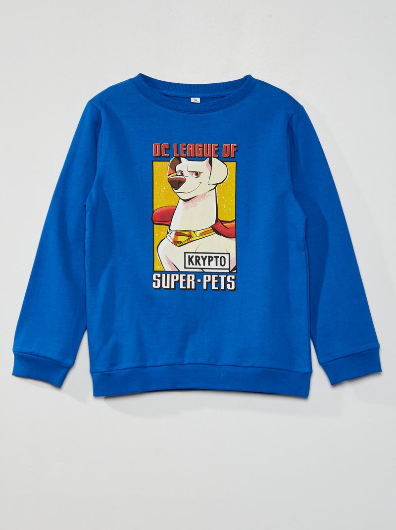 Sweatshirt 'Krypto' Azul - Kiabi