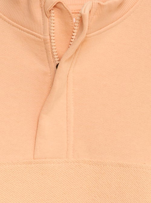 Sweatshirt larga com gola de fecho - Kiabi Sweatshirt larga com gola de fecho - Kiabi