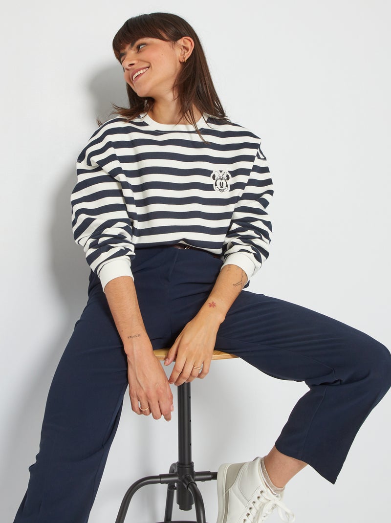 Sweatshirt larga 'Disney' com estampado AZUL - Kiabi