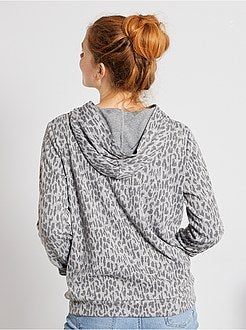 Mulher do 34 até 48 - Sweatshirt leve com capuz - Kiabi