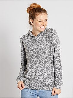Mulher do 34 até 48 - Sweatshirt leve com capuz - Kiabi