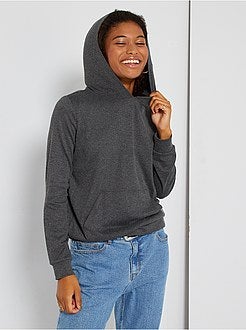 Sweatshirt leve com capuz - Kiabi