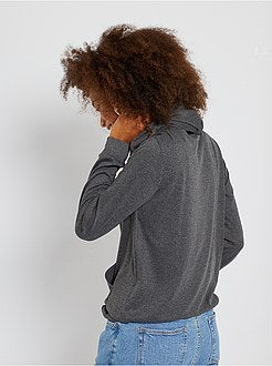 Sweatshirt leve com capuz - Kiabi