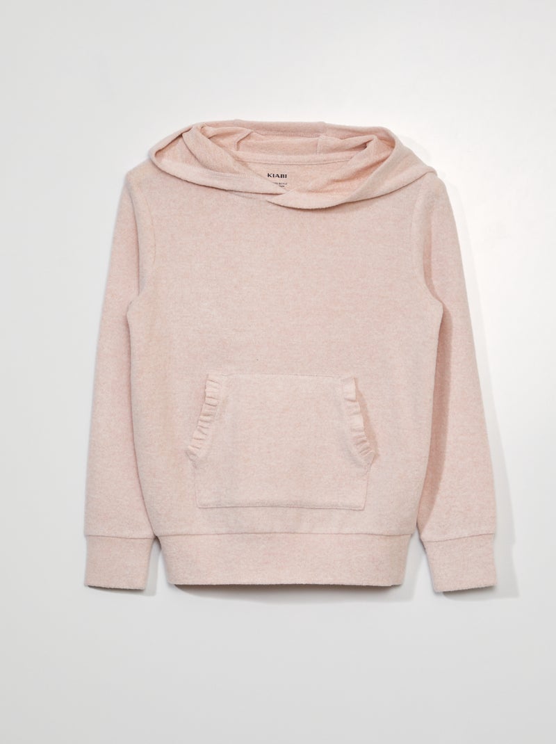 Sweatshirt leve com capuz ROSA - Kiabi