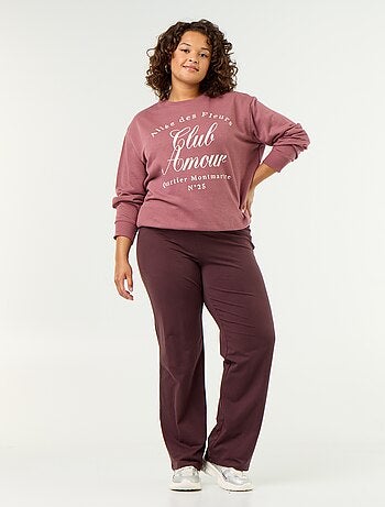 Sweatshirt leve em French Terry estampado