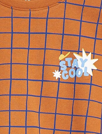 Sweatshirt leve estampada em moletão - Grafik Edition