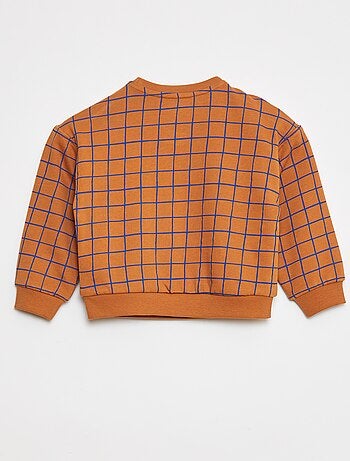 Sweatshirt leve estampada em moletão - Grafik Edition