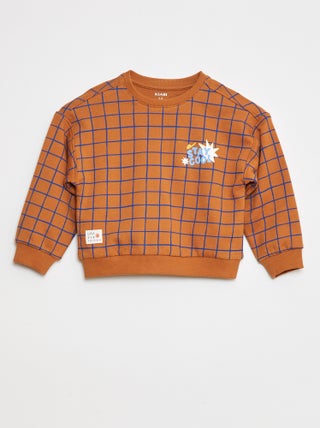 Sweatshirt leve estampada em moletão - Grafik Edition