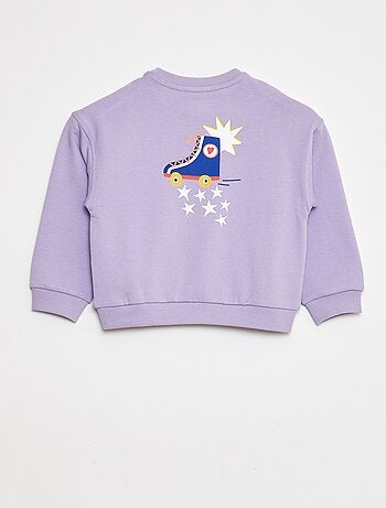 Sweatshirt leve estampada em moletão - Grafik Edition