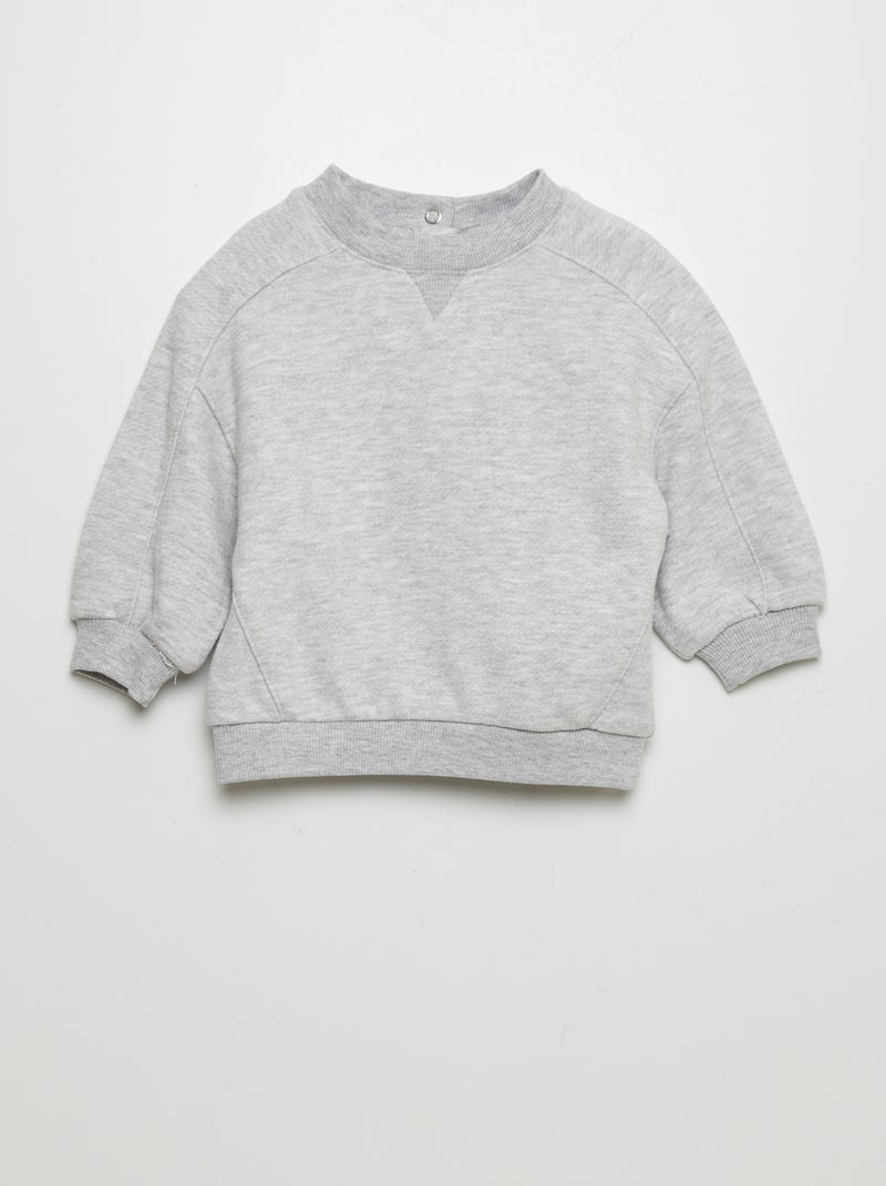 Sweatshirt lisa CINZA - Kiabi