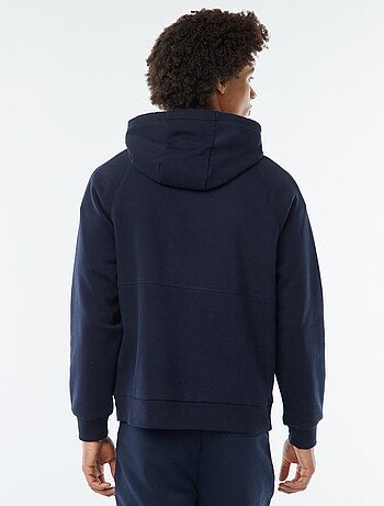 Sweatshirt lisa com bolsos com bolsos com fecho