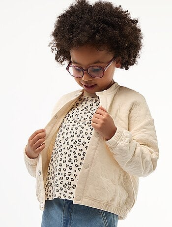 Sweatshirt lisa com efeito felpudo - Coleção fácil de vestir