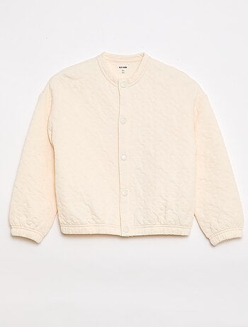 Sweatshirt lisa com efeito felpudo - Coleção fácil de vestir