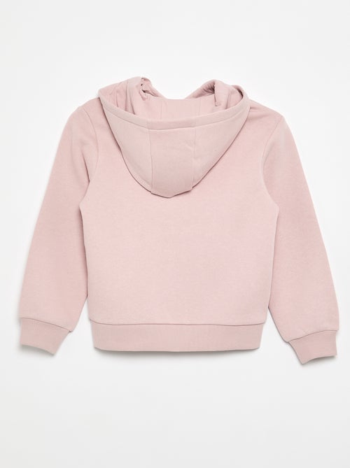 Sweatshirt lisa com fecho e capuz - Kiabi Sweatshirt lisa com fecho e capuz - Kiabi