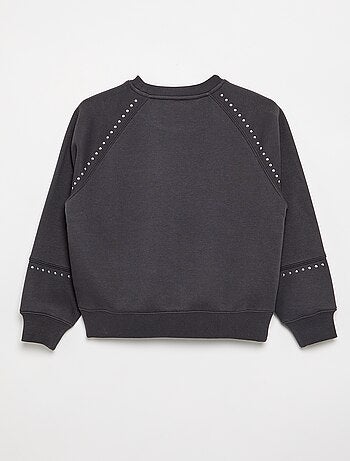 Sweatshirt lisa com tachas