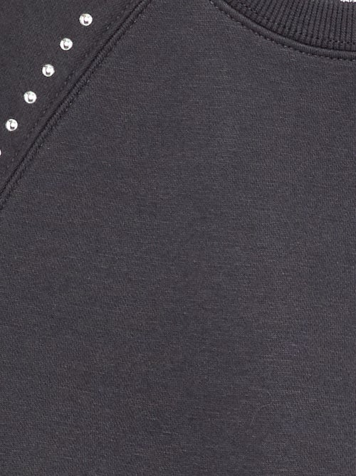 Sweatshirt lisa com tachas - Kiabi