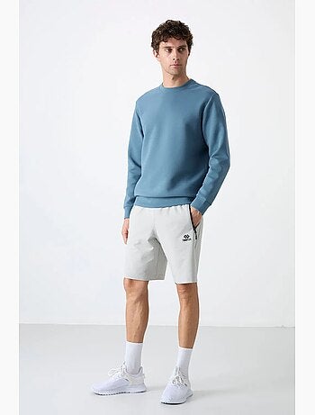 Sweatshirt lisa de homem com gola redonda tommy