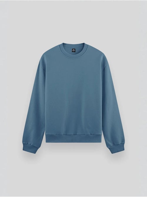 Sweatshirt lisa de homem com gola redonda tommy - Kiabi