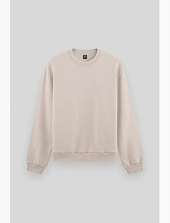 Sweatshirt lisa de homem com gola redonda tommy