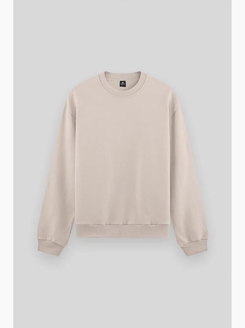 Sweatshirt lisa de homem com gola redonda tommy - Kiabi