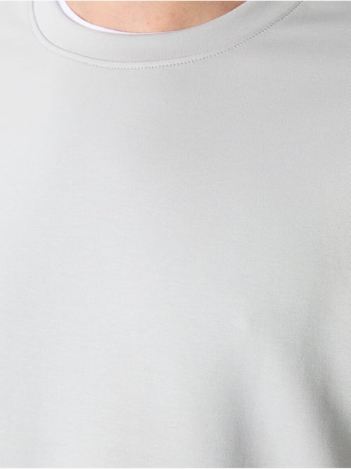 Sweatshirt lisa de homem com gola redonda tommy - Kiabi