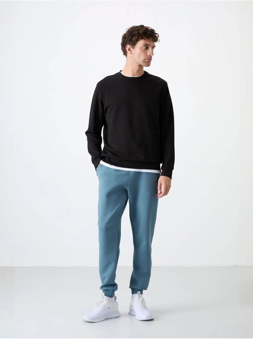 Sweatshirt lisa de homem com gola redonda tommy - Kiabi