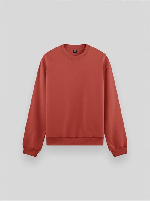 Sweatshirt lisa de homem com gola redonda tommy - Kiabi