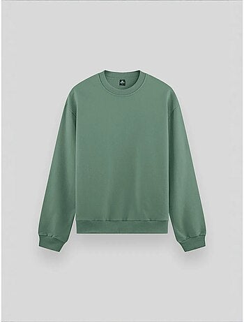 Sweatshirt lisa de homem com gola redonda tommy