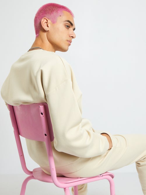 Sweatshirt lisa em moletão - Kiabi