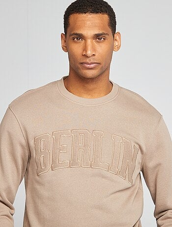 Sweatshirt lisa em moletão 'Berlim'