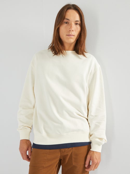 Sweatshirt lisa em moletão - Kiabi