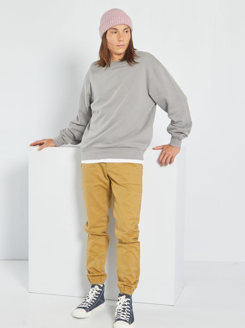Sweatshirt lisa em moletão - Kiabi