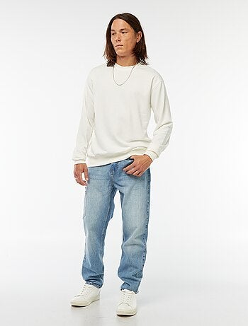 Sweatshirt lisa em moletão leve