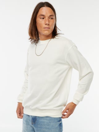 Sweatshirt lisa em moletão leve