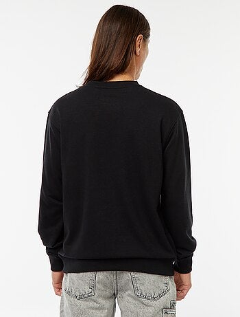 Sweatshirt lisa em moletão leve