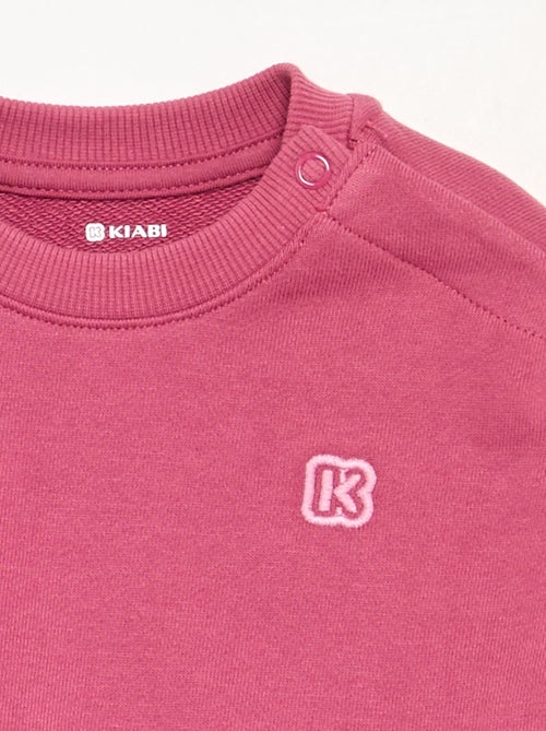 Sweatshirt lisa em moletão não cardado para criança - Kiabi - Kiabi Sweatshirt lisa em moletão não cardado para criança - Kiabi - Kiabi