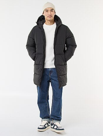 Sweatshirt liso de gola redonda em moletom cardado