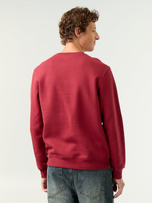 Sweatshirt liso em moletão cardado - Kiabi Sweatshirt liso em moletão cardado - Kiabi