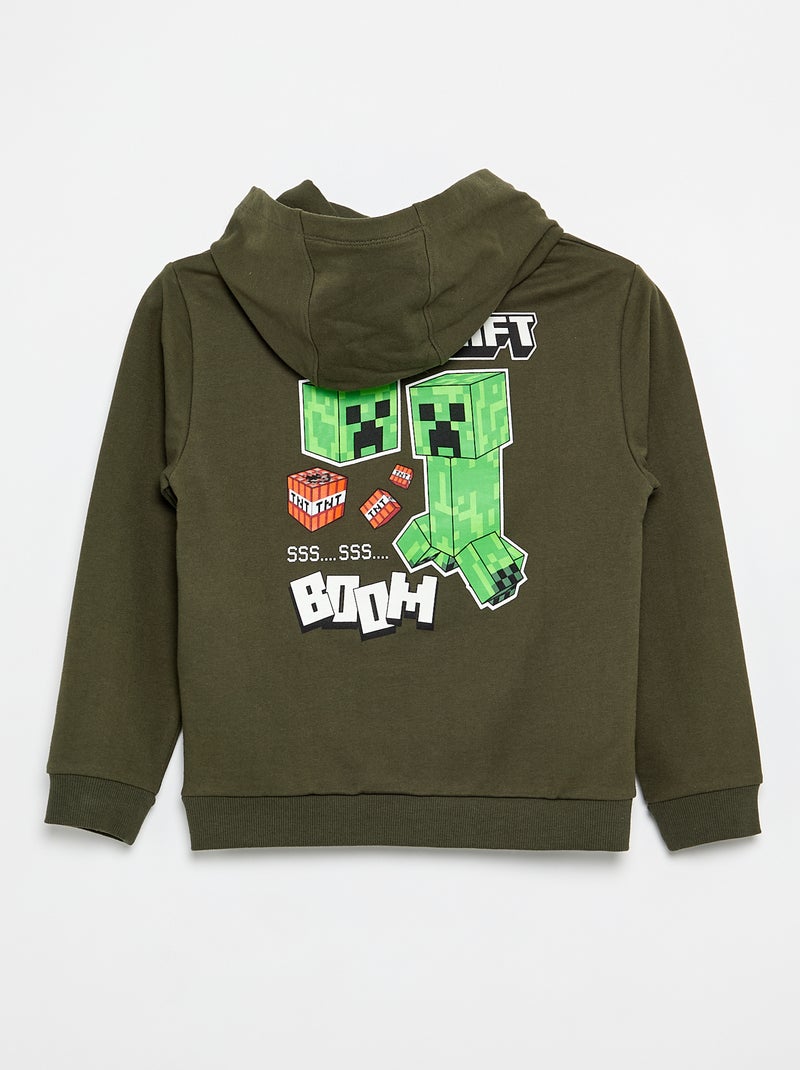 Sweatshirt liso 'Minecraft' Verde - Kiabi