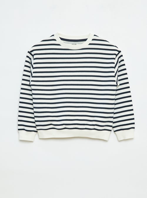 Sweatshirt loose com estampado - Kiabi