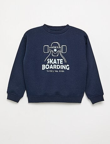 Sweatshirt loose com estampado