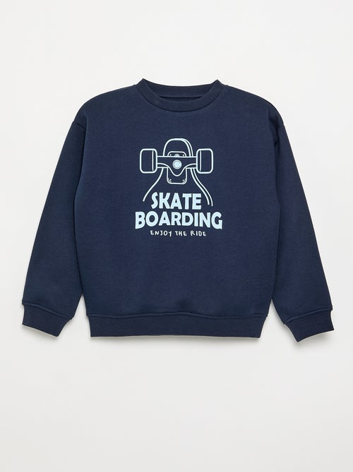 Sweatshirt loose com estampado - Kiabi Sweatshirt loose com estampado - Kiabi