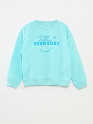 Sweatshirt loose com estampado
